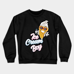 Ice Cream Cool Summer Vacation Glasses Crewneck Sweatshirt